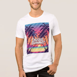 T-shirt En Tri-matière T-shirt Endless Summer plage de style rétro