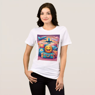 T-shirt En Tri-matière T-shirt Femme Emojis - Aventure Await