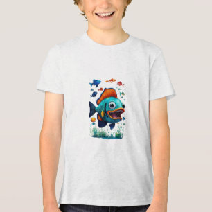 T-shirt En Tri-matière T-shirt Fish Design