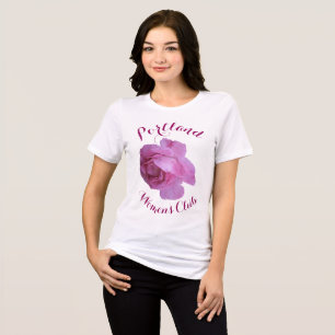 T-shirt En Tri-matière T-shirt fleuri à poutres roses personnalisable