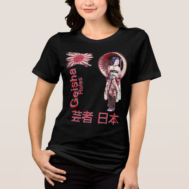 T-shirt En Tri-matière T-Shirt Geisha (Recto)