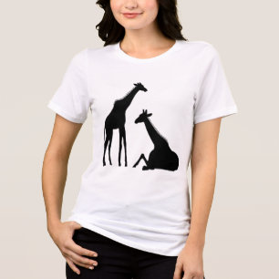T-shirt En Tri-matière t-shirt giraff cool design giraff sauvage