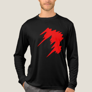 T-shirt En Tri-matière T-shirt graphique Gras Rouge - T-shirt Edgy Street