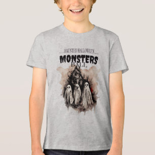 T-shirt En Tri-matière T-shirt Haunted Halloween Monster Ball