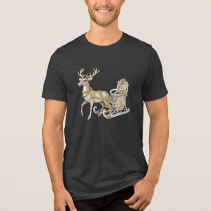 T-shirt En Tri-matière T-shirt homme Reindeer Sleigh
