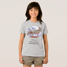 T Shirt Island Fox Enfants Gris Logo