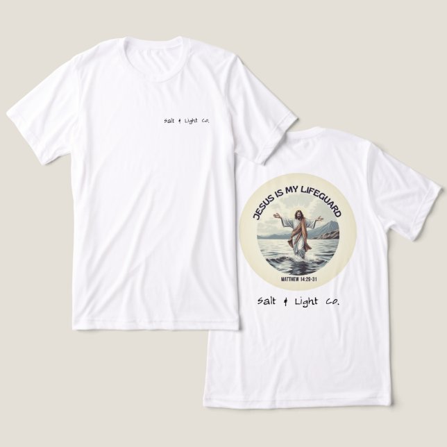 T-shirt En Tri-matière T-shirt Jesus (Design Recto & Verso)