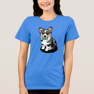 T-shirt En Tri-matière T-shirt KiniArt Merle Corgi Puppy