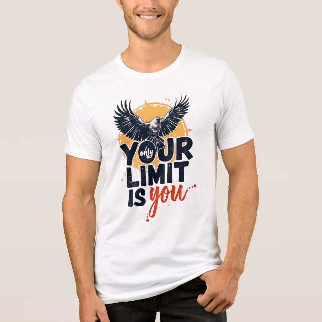 T-shirt En Tri-matière T-Shirt Motivationnel - Citation Inspirationnelle  (Recto)