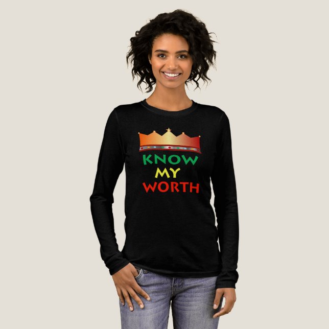T-shirt En Tri-matière T-shirt My Worth Womens (Recto complet)
