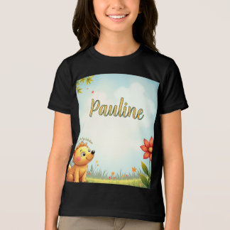 T-shirt En Tri-matière T-shirt noir personnalisé pour enfants