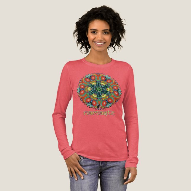 T-shirt En Tri-matière T-shirt Ocular Namaste Kaleidoscope (Recto complet)
