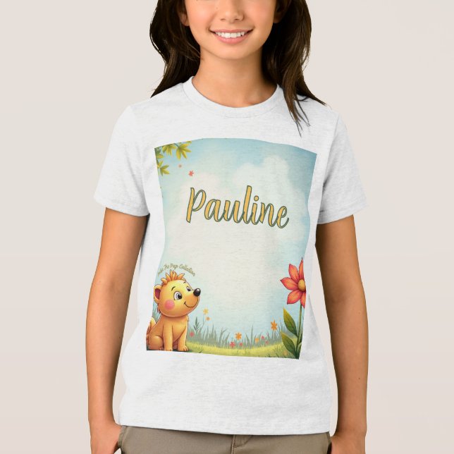 T-shirt En Tri-matière T-shirt personnalisé pour enfants (Recto)