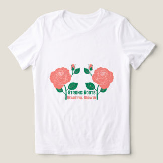T-shirt En Tri-matière T-Shirt Roots Forts - Poing Floral Design