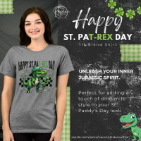 T-shirt tri-matière Bonne Fête St. Pat-Rex