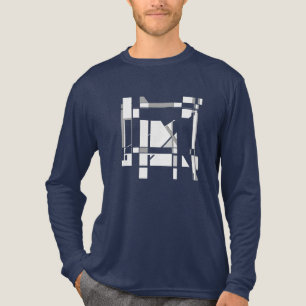 T-shirt En Tri-matière Tableau de jeu Gray Art Géométrique d'inspiration