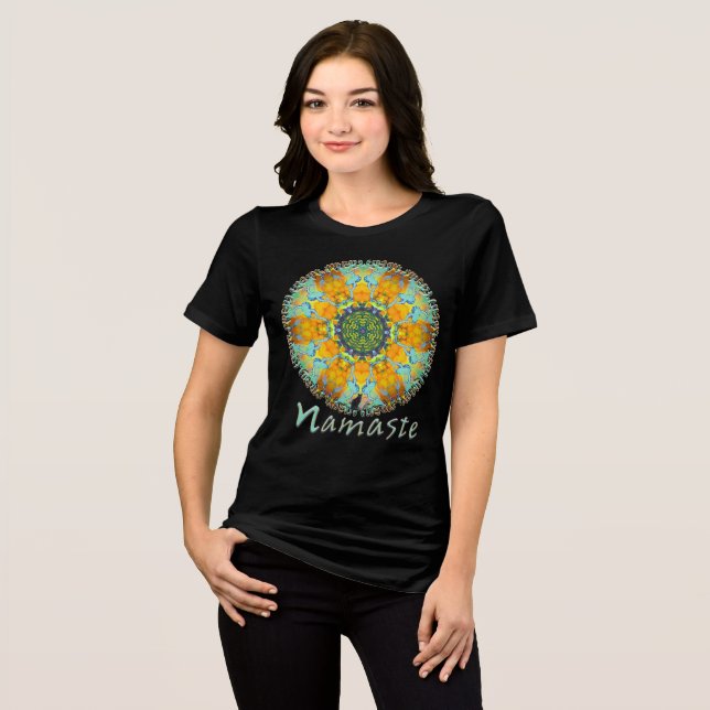 T-shirt En Tri-matière Tabou Namaste Kaléidoscope (Recto plein)