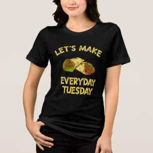 T-shirt En Tri-matière Taco Lover Mardi Taco Quotidien Taco