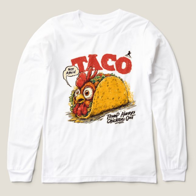 T-shirt En Tri-matière TACO Trump chasse toujours les poulets de la polit (Motif recto)