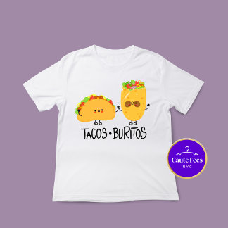 T-shirt En Tri-matière Tacos & Burritos Foodie T-Shirt