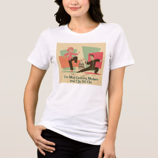 T-shirt En Tri-matière Tai Chi Moderne du Milieu du XXe Siècle