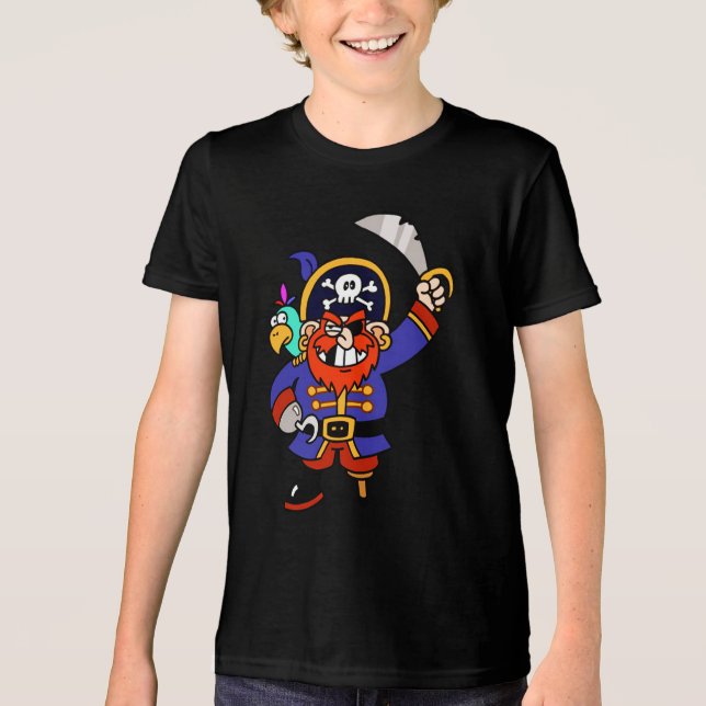 T-shirt En Tri-matière Talk Pirate or Walk The Plank  (Recto)