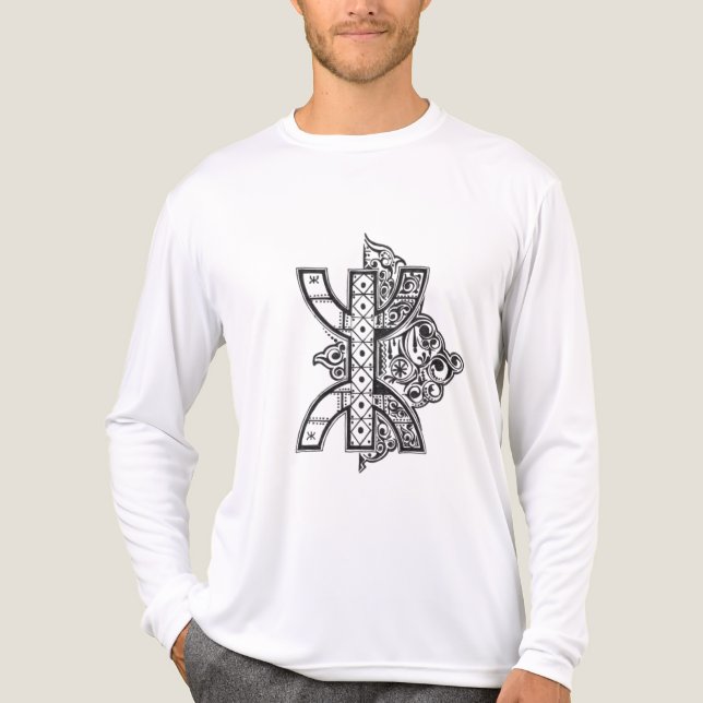 T-shirt En Tri-matière Tamazight💀 (Recto)