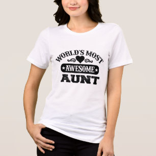 T-shirt En Tri-matière Tante la plus géniale du monde