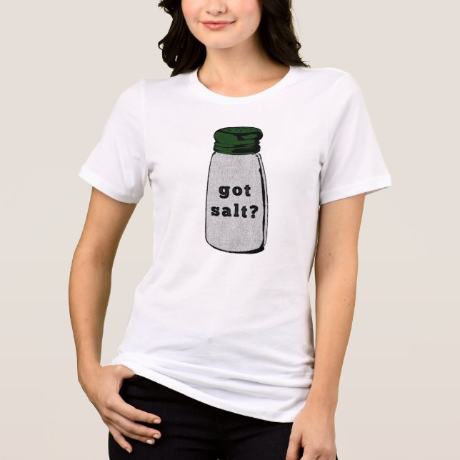 T-shirt En Tri-matière t'as du sel? (Recto)
