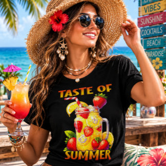T-shirt En Tri-matière Taste of Summer with Lemons & Strawberries