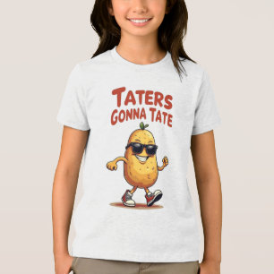 T-shirt En Tri-matière Taters Gonna Tate - Drôle Potatoire Attitude