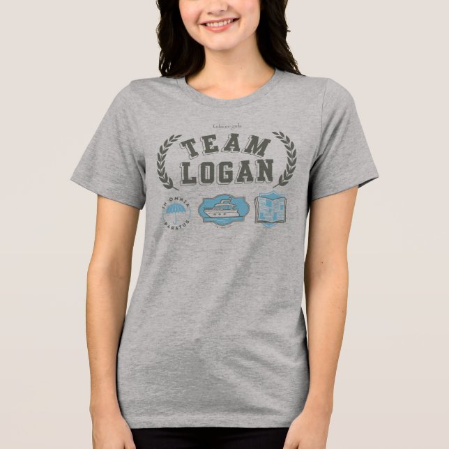 T-shirt En Tri-matière Team Logan Gilmore Girls Design (Recto)