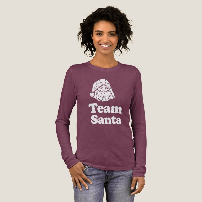 T-shirt En Tri-matière Team Santa (Recto complet)