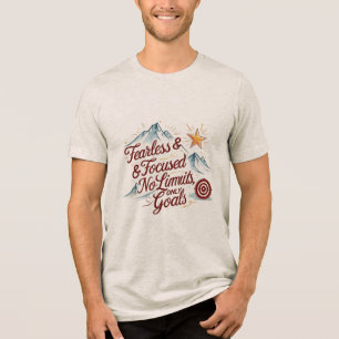T-shirt En Tri-matière Tee de Lion sans peur et focalisé - Pas de limites