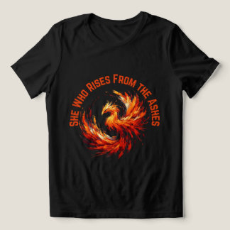 T-shirt En Tri-matière Tee de renaissance et de force - Flames et Feminin