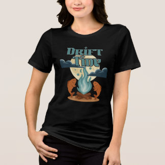 T-shirt En Tri-matière Tee Feu de Poisson Clair de Lune