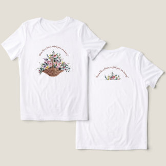 T-shirt En Tri-matière Tee floral pour femmes minimaliste
