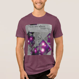 T-shirt En Tri-matière Tee Glow Diamant Violet