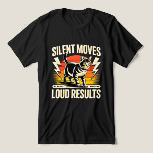 T-shirt En Tri-matière Tee Motivant Gras pour Amoureux de Chats