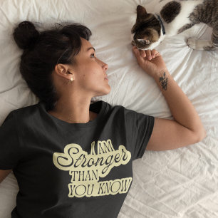 T-shirt En Tri-matière Tee-shirt de motivation Plus fort que vous ne le s