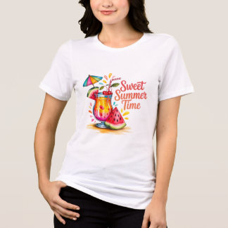 T-shirt En Tri-matière Tee-shirt Doux Été - Météo Chaude Bienheureuse