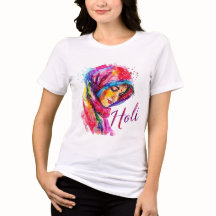Tee-shirt femme coloré Holi
