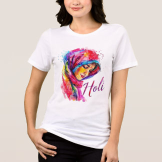 T-shirt En Tri-matière Tee-shirt femme coloré Holi