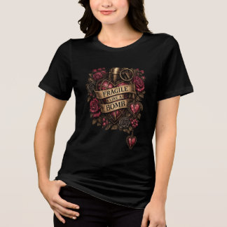 T-shirt En Tri-matière Tee-shirt Fragile comme une bombe