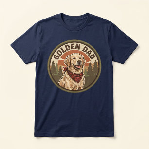 T-shirt En Tri-matière Tee-shirt Golden Dad Cadeau pour papa Golden Ret