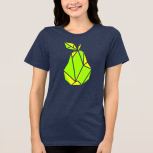 T-shirt En Tri-matière Tee-shirt graphique vibrant origami à poire géomét