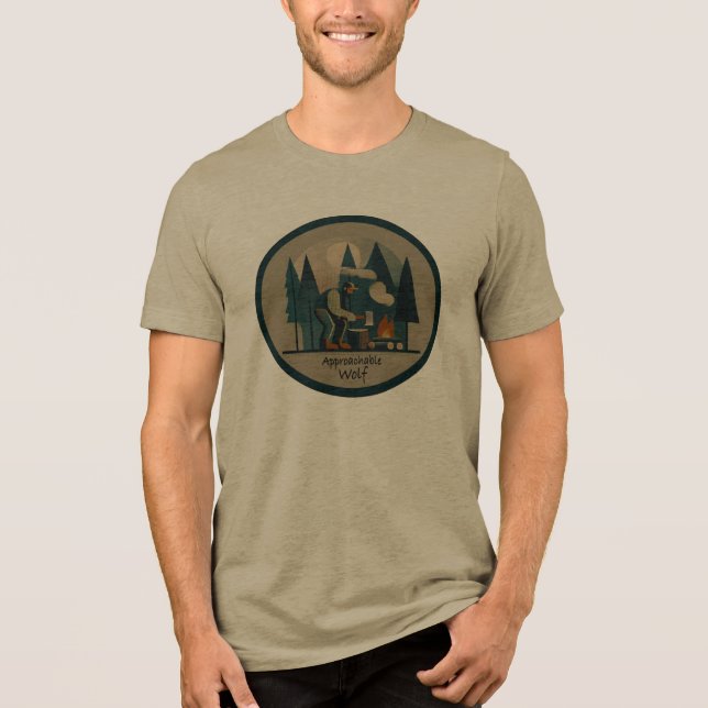 T-shirt En Tri-matière Tee Shirt Loup Accessible  (Recto)