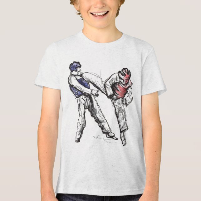 T-shirt En Tri-matière Tee-shirt Né pour être Différent (Recto)