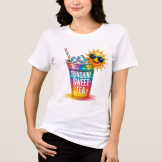 T-shirt En Tri-matière Tee-shirt Sunshine Sweet Tea - Charme du Sud