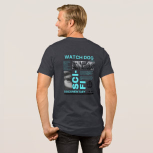 T-shirt En Tri-matière Tee-shirt Watch Dog Sci-Fi